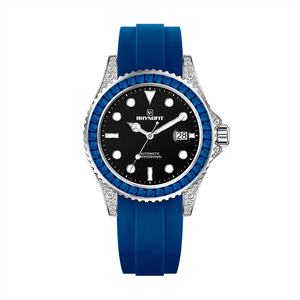 Montres personnalisées pour hommes et femmes avec mouvement automatique, boîtier serti de diamants, lunette luxueuse, montre en moissanite VVS avec cadran BGW9 - Product Image 4