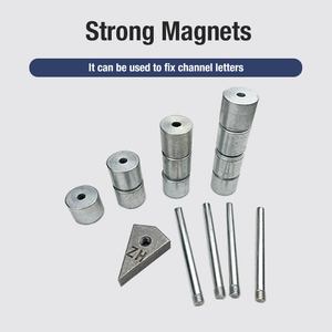 Kênh Thư Nam Châm Mạnh Mẽ Cố Định Dấu Hiệu Làm Đa Giác Và Xi Lanh Nam Châm Cho Trim Cap - Product Image 3