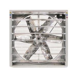 Ventilateur d'extraction industriel robuste pour serre extérieure, en acier inoxydable, à fixation sur fenêtre, pour volailles, avec moteur à fil de cuivre 100% - Product Image 1