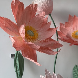 Set di Fiori Giganti Fatti a Mano in Carta Washi: Dalia, Peonia, <span class=keywords><strong>Girasole</strong></span> per Esposizioni Personalizzate e Vetrine - Product Image 3