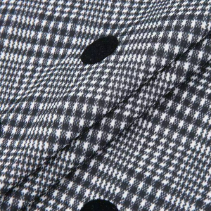 Tùy Chỉnh 95% Poly 5% SP Interlock Đôi Dệt Kim Polka Dot Đổ Xô Đàn Hồi Sức Khỏe Thân Thiện Với Môi Tái Chế Scuba Crepe Vải - Product Image 6