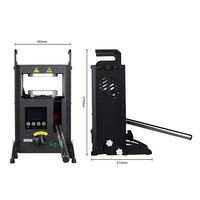 Presse à chaleur miniature portable pour usage domestique, extracteur d'huile végétale 4 tonnes, presse à huile essentielle et à résine végétale