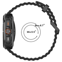 Convient pour Samsung Galaxy Watch Ultra 47mm/Watch7 Bracelet en silicone océanique ultra respirant Bracelet de montre Bracelet