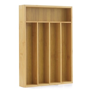 <span class=keywords><strong>Plateau</strong></span> rond en bois, <span class=keywords><strong>plateau</strong></span> en bambou non fini avec étagères pour huiles, plateaux de rangement décoratifs en vrac - Product Image 5