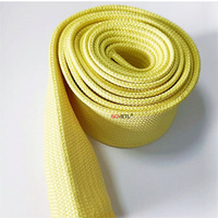 Manchon en aramide pour isolation thermique, résistant aux hautes températures, ignifuge, résistant aux flammes, tresse en Kevlar et aramide