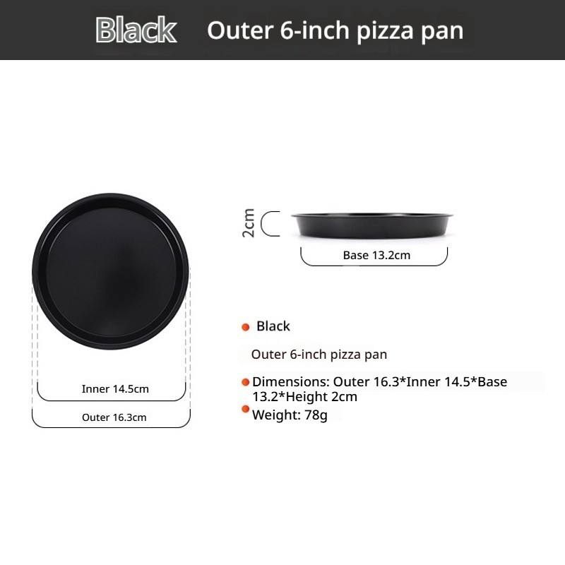 04 thick-black 6inch pizza pan