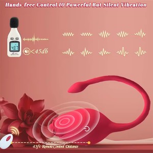 STELLAR PATH CoupleWomen Remote <b>Control</b> Clitoral Panty Nipple G-Spot <b>Vibrator</b> -Shaped Silicone Vibrating Rose Tongue - Product Image 4