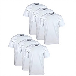 T-shirt vierge pour homme en coton 100% anti-UV, à manches courtes, coupe ample et décontractée, nouvelle marque, impression personnalisée, vente en gros - Product Image 2
