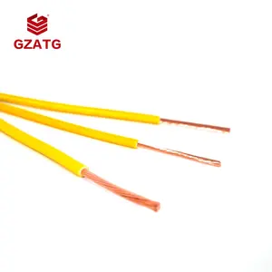 GZATG, cable de cobre de un solo núcleo, cableado de Casa de PVC, cable eléctrico de 1,5mm y cable, precio de construcción de 2,5mm