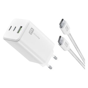 Caricabatterie USB <b>Type</b>-<b>C</b>, USB <b>Type</b>-A MULTIPOWER 100W Gan White ACHKITGAN100WTABW - Product Image 1