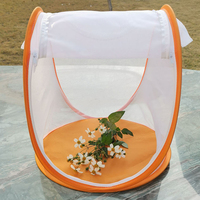 Cage d'élevage portable et écologique à fermeture éclair pour insectes, habitat en maille pour papillons et mantes religieuses, robuste
