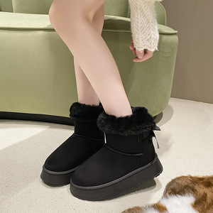 YL7425 <span class=keywords><strong>bottes</strong></span> de neige à plate-forme antidérapante intégrées en fourrure de mouton personnalisées de haute qualité pour <span class=keywords><strong>bottes</strong></span> d'hiver pour dames - Product Image 4