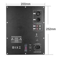 Ev ses Subwoofer amplifikatör için dijital güç ses amplifikatörü alıcı ile en iyi ürünler Stereo ses Amp