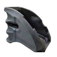 Poignée de chargeur tactique en nylon MWG antidérapante avec emplacements pour chargeurs et rainures pour les doigts, noir et beige