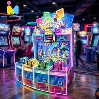 Machine de jeu vidéo d'arcade à monnayeur pour 4 joueurs, thème Héroïque de tir, avec système de récompense