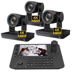 Conjunto de Controlador de Cámara IP POE 4K, Conmutador de Video Multi-Canal en Vivo, Sistema de Transmisión Ndi para Eventos de Iglesia MC8420+MK3000 IP POE - Product Image 1