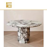 Calacatta viola arabescato carreaux de mur de style marbre carreaux de table à manger en quartzite de luxe carreaux
