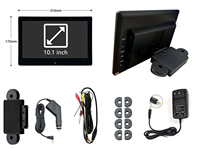 Monitor de Reposacabezas para Auto con Pantalla Táctil de 10.1 Pulgadas, 1280x800, Android 13, para Asiento Trasero, Mirror Link, USB/Tarjeta SD, 2+32G, Audio de Alta Resolución
