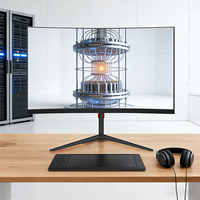 Monitor Gaming Desktop Lengkung 31,5 Inci Resolusi 1920*1080 Panel LCD VA FHD 200Hz Anti-Silau yang Dapat Dikustomisasi