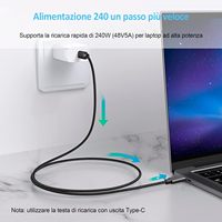 Échantillon gratuit RTS Nylon tressé USB-C 60W PD USB 3.0 3.1 Connecteur Type C Charge rapide Câbles de données 1m 2m
