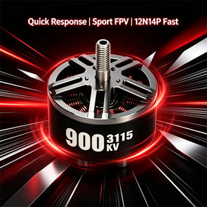 Бесщеточный мотор FPV Racing Edge с быстрым откликом на дроссель, 12N14P 6S, для скоростных 10-дюймовых спортивных дронов - Product Image 1