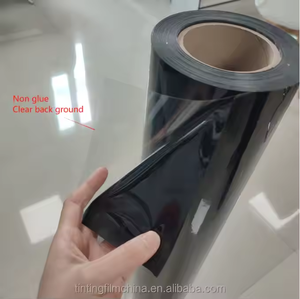 <span class=keywords><strong>Film</strong></span> adhésif statique 5-50% PAS de colle Protection Anti UV Verre de <span class=keywords><strong>fenêtre</strong></span> de voiture 1x30m Amovible Réutilisable <span class=keywords><strong>Noir</strong></span> PET Teinture de <span class=keywords><strong>fenêtre</strong></span> pour voiture - Product Image 4