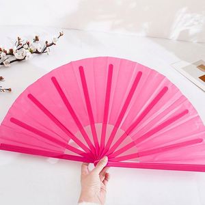 Éventail uni 8 et 10 pouces, couleur unie, pour Tai Chi, exercices matinaux, danse carrée, Kung Fu avec musique, transfrontalier, vente chaude - Product Image 4