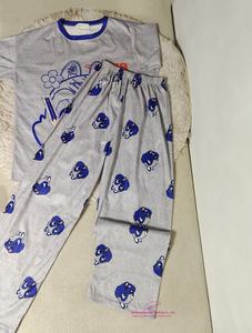 Setelan Kaos dan Celana Panjang Dua Potong Setelan Kasual Warna Pink untuk Wanita Musim Panas Baru Model Longgar Motif Tupai Lengan Pendek Olahraga Setelan <span class=keywords><strong>2</strong></span>-pcs - Product Image 4