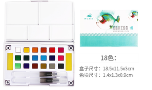 Juego de acuarelas para niños, 12 Colores/24 colores, kit de acuarelas no tóxicas - Product Image 4