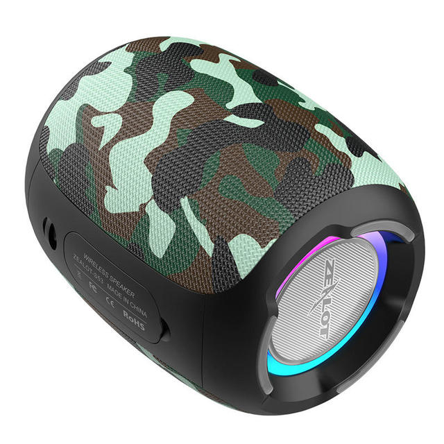 ZEALOT S53 Waterproof Mini Column Wireless HIFI Stereo Subwoofer Audio Boombox BT Loudspeaker Speaker