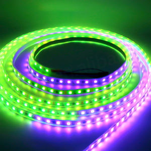 Tira de LED WS2811 Negra de 16.4 pies, Impermeable, Direccionable, 2811 Píxeles LED, 12V RGB, Color de Ensueño Mágico, Multicolor, 300 LED - Product Image 6