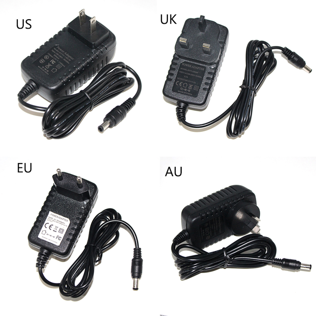 AC-DC 12V 1A 2a Switching Power Supply  Adapter 9v 5V Output with 1A Current CE Certified for Light Application