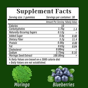 Gomitas de Moringa con Suplementos Herbales OEM para el Control de Peso, Ayudan a Reducir los Antojos - Product Image 5