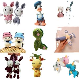<span class=keywords><strong>2022</strong></span> personalizzazione animali all'uncinetto peluche lavorato a mano crea il tuo design animali peluche all'uncinetto - Product Image 4