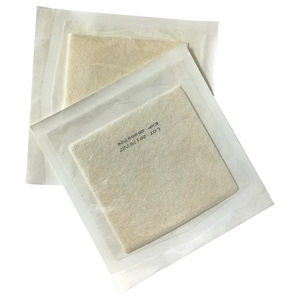 Good Absorption <strong>Natural</strong> Seaweed and <strong>Calcium</strong> Ion <strong>Alginate</strong> Fiber Waterproof Skin-Friendly 10x10cm Wound <strong>Dressing</strong> Pad - Product Image 1