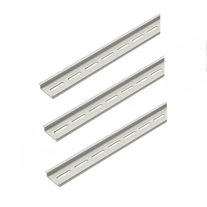Chaer Europe Standard 35mm Carril de guía Gabinete de aluminio plateado Carril Din K6800 - Product Image 3