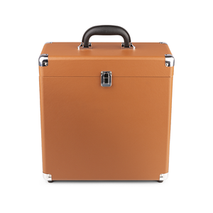 Luxo PU Couro Vinyl Record Case Segurando 50 + Registros Portátil CD Armazenamento Display Case com Heavy Duty Handle Custom Tool Case - Product Image 3