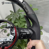 Volant en fibre de carbone personnalisé prêt à l'emploi pour BMW M1 M2 M3 M4 M5 F10 F30 F32 F36 F20 F22 F80 F82 F90 E70 E80 E90 E92
