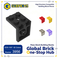 Gobricks GDS-1057 – Pièce de blocs de construction en gros, connecteur d'angle 2x2-2x2 compatible avec les briques, pièces de rechange pour cadre MOC