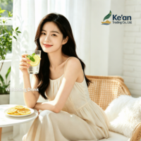 Irisan Jeruk Kering yang Diawetkan dengan Air dengan Proses Pengeringan Vakum, Kemasan Vakum Besar, Rasa Asam, Aroma Jeruk untuk Aplikasi Makanan.