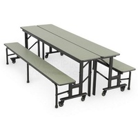 Pour DT-07 Mobilier de restaurant : Ensembles table et chaises rondes pour cantine - Personnalisable, garantie 5 ans