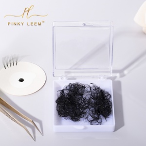 Pinky Leem - Pestañas de Seda y Visón al por Mayor, Marca Privada, 6D 7D 10D 14D, Pestañas Sintéticas Pre-fabricadas en Abanico, Extensiones de Pestañas Sueltas - Product Image 2