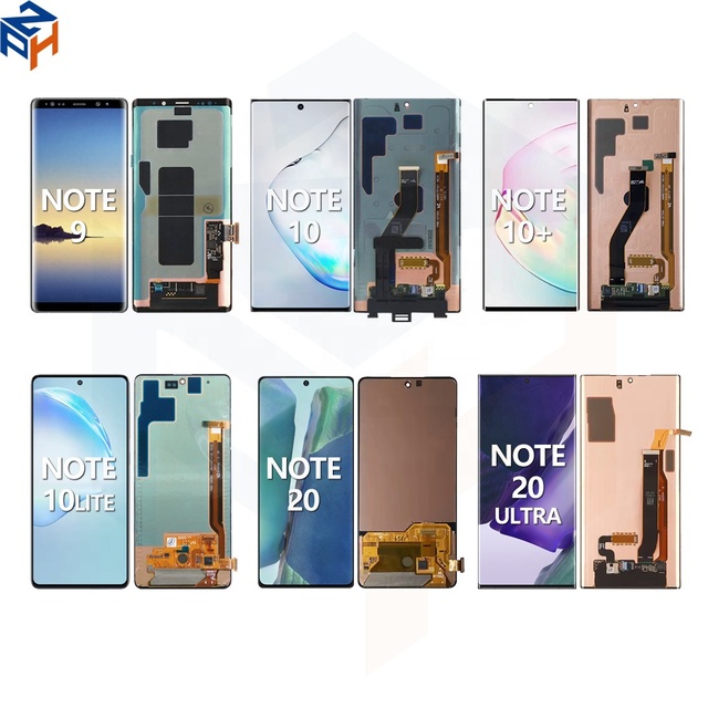 Wholesale Pantalla LCD Display Touch Screen for Samsung Note 20 Ultra 20 10+ 10 9 8 20 FE 10 Lite Celular Replacement Parts