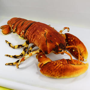 Jouet en peluche unisexe personnalisé doux simulation homard PP coton rempli de logo brodé pour bébé vente en gros cadeau d'usine - Product Image 5