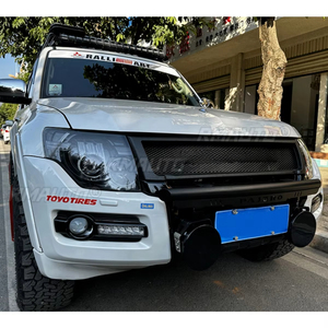 กระจังหน้ารถยนต์ ชุดแต่งกระจังหน้าสำหรับมิตซูบิชิ ปาเจโร่ V93-V97 07-14 อะไหล่ตกแต่งรถยนต์ - Product Image 5