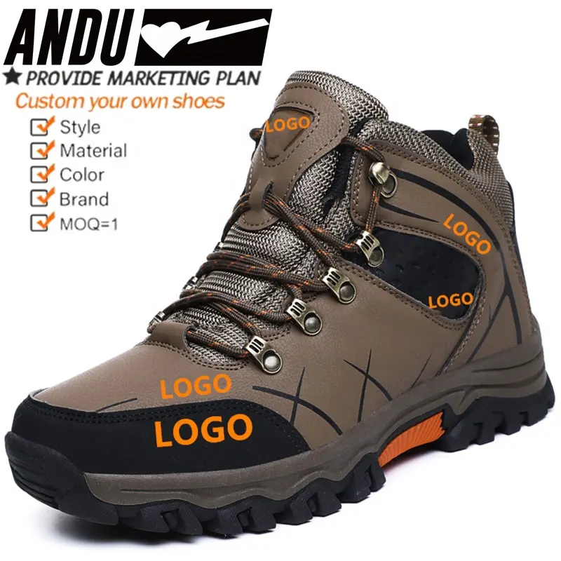 Size 47 men boots hiking shoes trekking outdoor waterproof hiking boots hunting fishing sport camping climbing mountain shoes