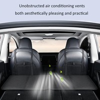 Matelas de couchage pliable pour siège arrière de SUV, planche d'extension de lit, matériau en flanelle, imperméable, pour accessoires intérieurs de voiture