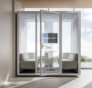 Multifuncional Insonorizado Office Phone Booth Móvel Pod Portátil Acústico Reunião Pod Interior Trabalho Silencioso Office Pod - Product Image 1