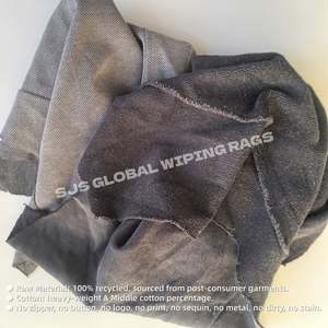 Trapos de Limpieza Reciclados de Colores Mezclados, Trapos de Tela Reciclada de 10 kg, 100% Algodón, Trapos de Color para Limpiar - Product Image 4