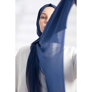 <b>Chiffon</b> <b>Scarf</b> - Indigo - Indigo - Product Image 1